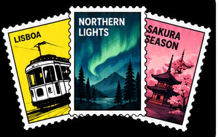 Special stamps in the Penmi Stamp Store